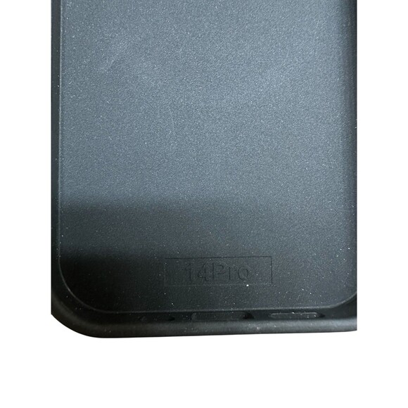 Iphone 14 Pro Black Wildflower Hard Case - Picture 3 of 5